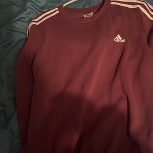 adidas hoodie, maroon
